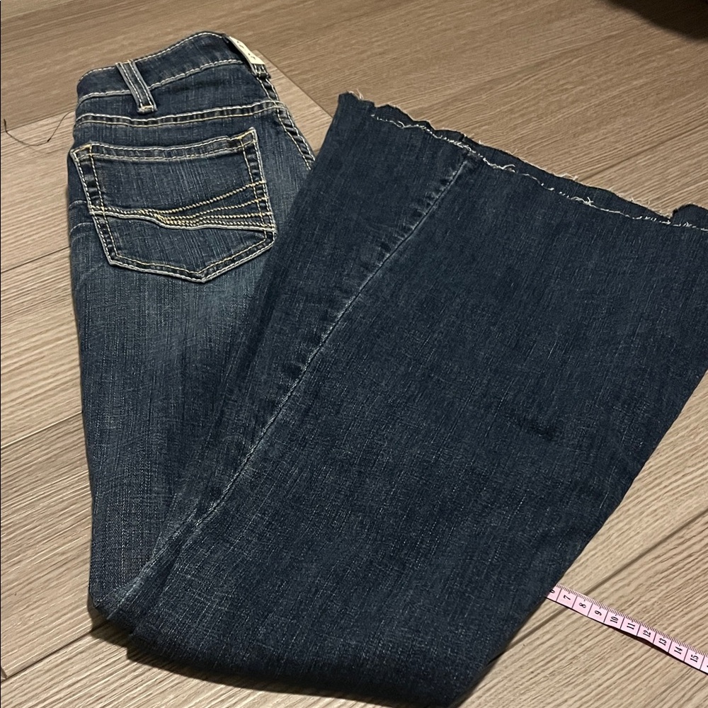 Ariat Dark Blue Flare Jeans - Picture 9 of 9